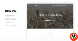RENEW Creative One Page Template