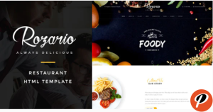 Rozario Restaurant Food HTML Template