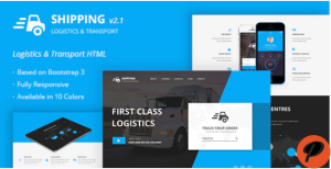 Shipping Logistics Transport HTML Template