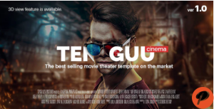 Tenguu Cinema Movie theatre HTML Template