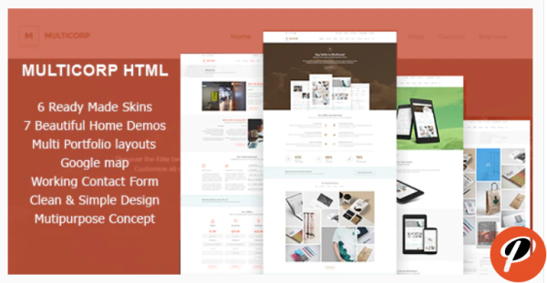 Multicorp Clean Agency HTML Theme