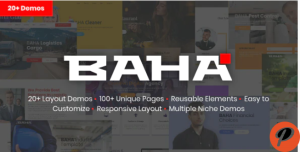 BAHA Responsive Multi Purpose HTML Template