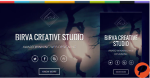 Birva Bootstrap Parallax One Page Template