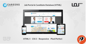 CAREERS Job Portal Candidate Database HTML