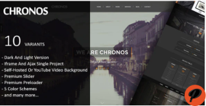 Chronos Parallax One Page HTML Template