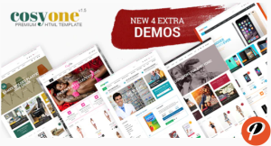 CosyOne Furniture Interior Drugstore Lingerie Electronics Clothing HTML Template