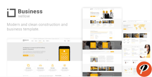 Yellow Business Construction Template