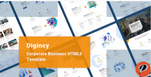 Digincy – Corporate Business Bootstrap 4 Template