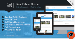 FlatRoom — Responsive Real Estate HTML Template