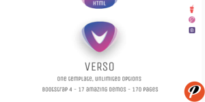 Verso Unique Responsive Multipurpose Bootstrap 4 HTML Template