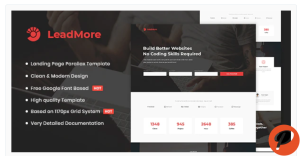 LeadMore HTML5 Landing Page