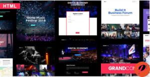 Grand Conference Event HTML Template