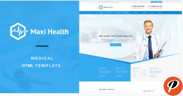 Maxi Health Responsive HTML Template