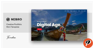 Nebro A Creative Digital Marketing Agency OnePage Template