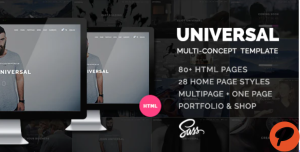 Universal Smart Multi purpose html5 template