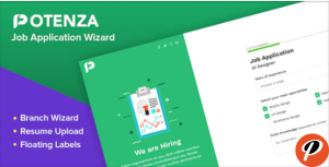 Potenza Job Application Form Wizard
