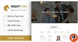 RIGHTFIRM Law Business HTML Template