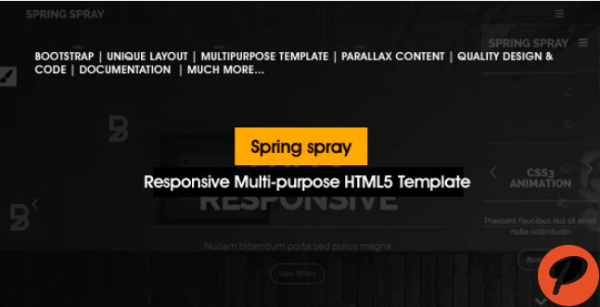 Springspray Multipurpose HTML5 Template