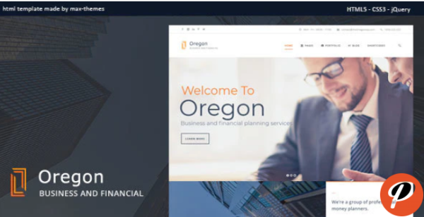 Oregon Finance HTML Template