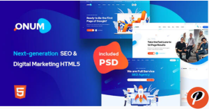 Onum SEO Marketing HTML5 Template