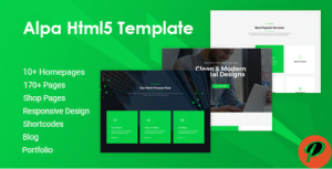 Alpa Responsive Multipurpose HTML5 Website Template