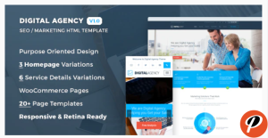 Digital Agency SEO Marketing HTML Template