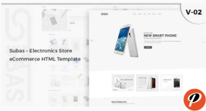 Subas – Electronics Store eCommerce HTML Template