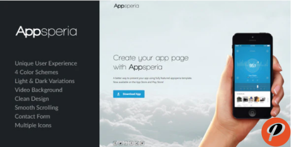 Appsperia App Landing Page