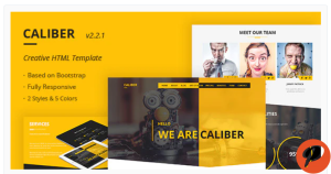 Caliber Creative Multi Purpose HTML Template 1