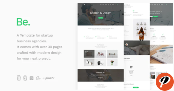 Be Startup Business HTML Template