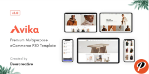 Avika Multipurpose eCommerce PSD Template