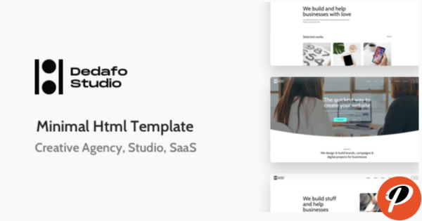 Dedafo Corporate SaaS Technology HTML Minimal Template