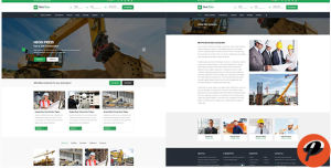 Neon Press Construction Business HTML template 1