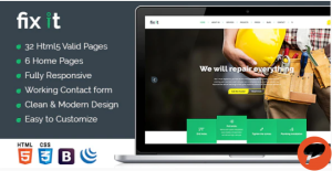 Fixit Construction HTML Template
