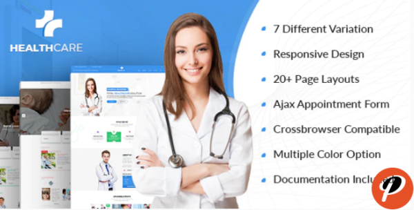 Health Care Doctor Hospital Clinic Medical Responsive Website Template