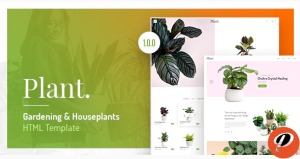 Plant Gardening Houseplants HTML Template