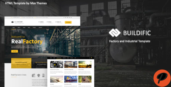 Buildific Factory and Industrial HTML Template