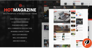 Hotmagazine News Magazine HTML Template