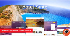 Zante Hotel Template 1