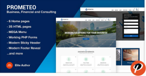 Prometeo Business and Financial Site Template