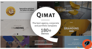 QIMAT Creative Agency Corporate and Portfolio Multi purpose Template 1
