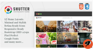 Shutter Photography HTML5 Template