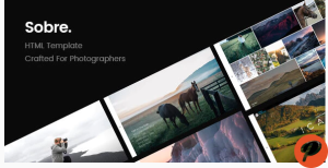 Sobre Minimal Photography Portfolio HTML Template