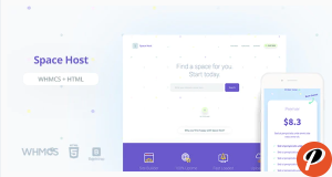 Space Host WHMCS HTML Landing Page