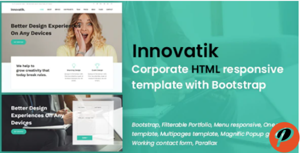 Innovatik Corporate HTML responsive template