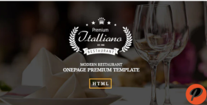 Italliano Clean Premium Restaurant Template