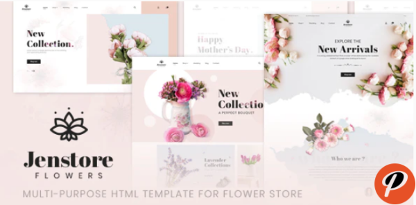 JenStore Multi Purpose HTML Template for Flower Store