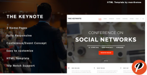 The Keynote ConferenceEvent HTML Template