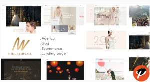 The VOW Wedding Responsive HTML Template