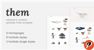Them Minimal and Creative Portfolio HTML Template 2